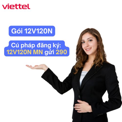 Gói cước 12V120N Viettel